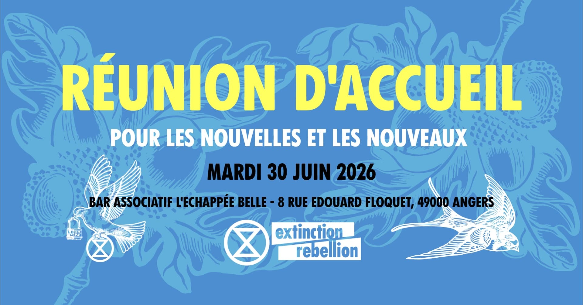 Réunion d’accueil à XR Angers
